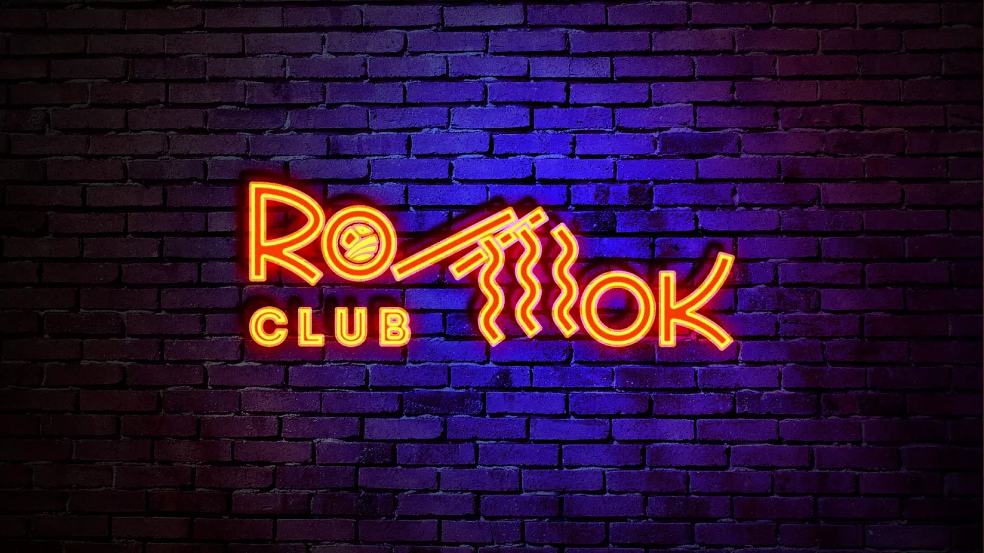 Разработка интерьерной вывески суши-бара «Roll Wok Club» в Солнечногорске
